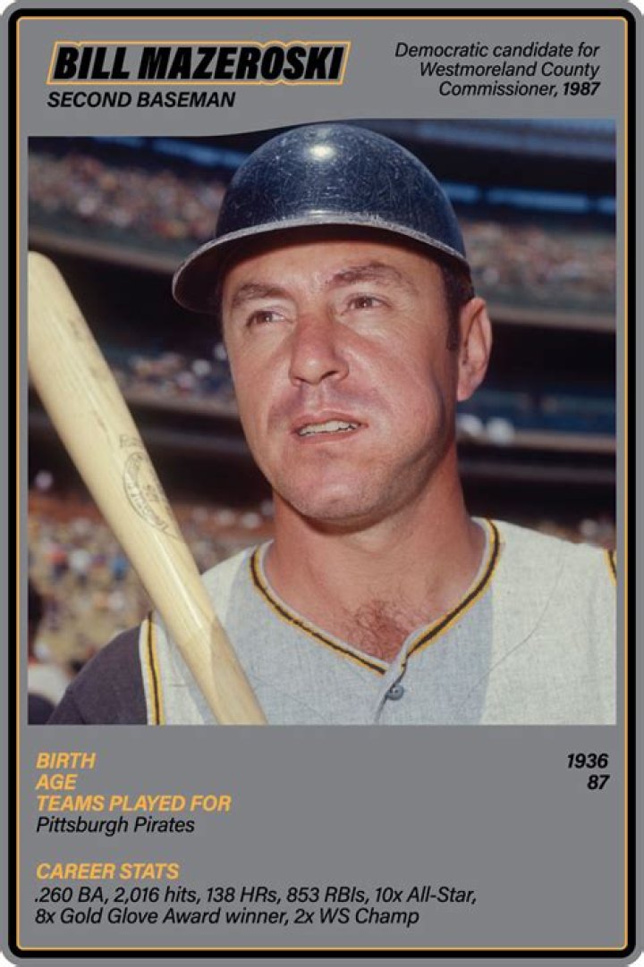 Bill Mazeroski Biography, Age, Height, Wife, Net Worth, Family